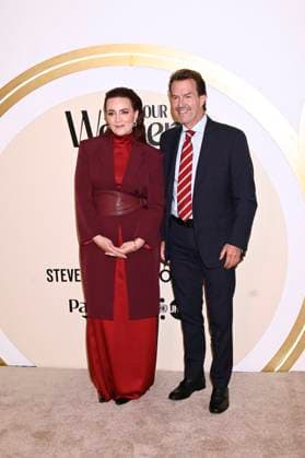 November 13, 2024, Mexico City, Ciudad de Mexico, Mexico: Farah Slim, Fernando Landeros attend the red carpet for Glamour Women of The Year 2024 at Mexico City Four Season Hotel. on November 13, 2024 in Mexico City, Mexico. Mexico City Mexico - ZUMAe321 20241113_zea_e321_008 Copyright: xCarlosxTischler xEyepixxGroupx