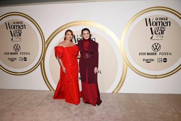 November 13, 2024, Mexico City, Ciudad de Mexico, Mexico: Samantha Barry, Farah Slim attend the red carpet for Glamour Women of The Year 2024 at Mexico City Four Season Hotel. on November 13, 2024 in Mexico City, Mexico. Mexico City Mexico - ZUMAe321 20241113_zea_e321_014 Copyright: xCarlosxTischler xEyepixxGroupx