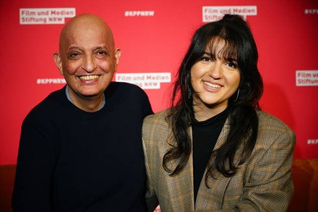 Ali Samadi with daughter Roxana Samadi at the 34th NRW Film and Media Foundation NRW Cinema Program Awards ceremony at the olkenburg in Cologne, 13 11 2024 Foto:xC.xAdolph xFuturexImagex kinoprogrammpreis_4114