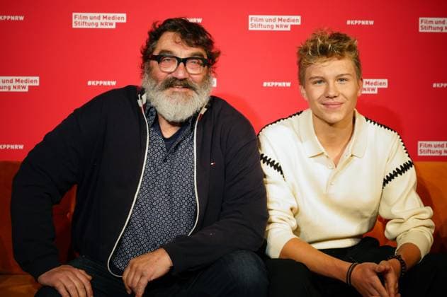 Heiko Pinkowski and Leonard Conrads at the 34th NRW Film and Media Foundation NRW Cinema Program Awards ceremony in Colognes Olkenburg, 13 11 2024 Foto:xC.xAdolph xFuturexImagex kinoprogrammpreis_4124