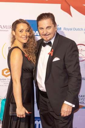 Brautmodenausstatter und TV-Star Uwe Herrmann (geb. 11. September 1962) kommt zur 16. HOPE Gala im Schauspielhaus Dresden. *** Bridal fashion designer and TV star Uwe Herrmann born September 11, 1962 comes to the 16 HOPE Gala at the Schauspielhaus Dresden