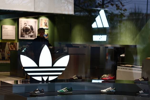 Warsaw City Center Econonomy Adidas logos are seen at the in Warsaw, Poland on November 13, 2024. Warsaw Poland  Copyright: xJakubxPorzyckix originalFilename: porzycki-warsawci241113_npvVy.jpg