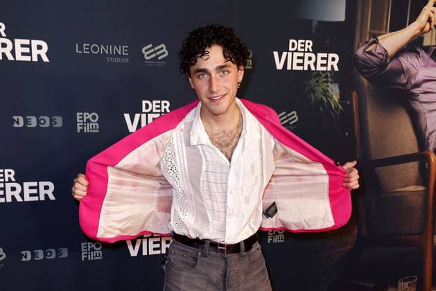 Entertainment Themen der Woche KW46 Entertainment Bilder des Tages Riccardo Campione bei der Der Vierer Film Premiere am 14.11.2024 in Berlin Der Vierer Filmpremiere in Berlin *** Riccardo Campione at the Der Vierer film premiere on 14 11 2024 in Berlin Der Vierer film premiere in Berlin 