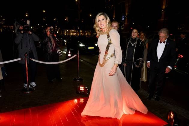 Entertainment Themen der Woche KW46 Entertainment Bilder des Tages Amsterdam, The Netherlands, 2024-11-14 21:14:21 AMSTERDAM, 14-11-2024, Stedelijk Museum Amsterdam Queen Maxima opens the Don Quixote Sculpture Hall, the new sculpture garden of the Stedelijk Museum Amsterdam. This sculpture garden is part of the renovated entrance area of the museum PHOTO: NLBeeld Patrick van Emst Credit: NL Beeld Patrick van Emst  Copyright: xx x