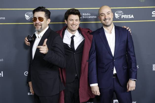 Photocall prior to the gala of the Ondas Awards 2024 Filmmaker Carles Tamayo c during the photocall prior to the gala of the Ondas Awards at the Liceu, on November 14, 2024, in Barcelona, Catalonia Spain The Ondas Awards, created in 1945, are awarded annually by the Promotora de Informaciones S A Grupo PRISA through Radio Barcelona of Cadena SER, with the aim of rewarding the quality and popularity of productions, as well as professional careers in radio, television, music and radio advertising 14 NOVEMBER 2024 ONDAS AWARDS PHOTOCALL POSED FAMOSOSOS PREMIOS RADIO TELEVISIÓN Kike Rincó Barcelona Catalunya Catalunya Barcelona Catalunya Espana Copyright: xKikexRinconx 6341428