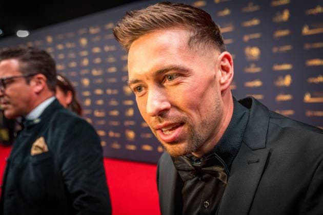 30 Presentation of the Golden Hen in Leipzig MDR Mitteldeutscher Rundfunk produces the biggest audience award in eastern Germany in collaboration with Super Illu Here the DSDS Deutschland sucht den Superstar winner Ramon Roselli Golden Hen 2024