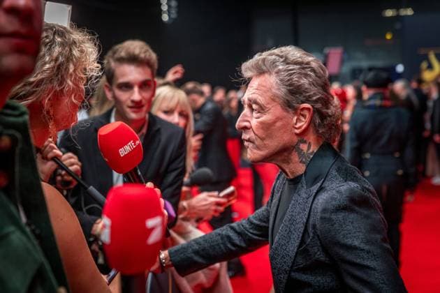 30 Goldene Henne award ceremony in Leipzig MDR Mitteldeutscher Rundfunk produces the biggest audience award in eastern Germany in collaboration with Super Illu Here the rock musician Peter Maffay Goldene Henne 2024