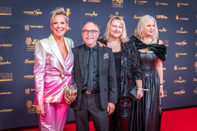 30 Goldene Henne award ceremony in Leipzig MDR Mitteldeutscher Rundfunk produces the biggest audience award in eastern Germany in collaboration with Super Illu Inka Bause and Liselotte Germanys Next Topmodel Goldene Henne 2024
