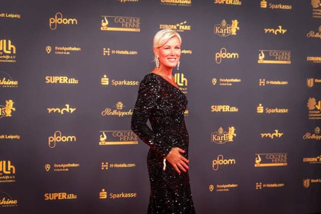 30 Goldene Henne award ceremony in Leipzig MDR Mitteldeutscher Rundfunk produces the biggest audience award in eastern Germany in collaboration with Super Illu TV presenter Kamilla Senjo Brisant Goldene Henne 2024