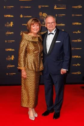 Award 30 Golden Hen 2024 Carpet Gabriele Haseloff and Reiner Haseloff on the red carpet of the 30 Golden Hen 2024 at Messe Leipzig on 15 11 2024 Copyright: xEventpressxKochanx