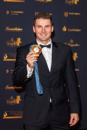 Award 30 Goldene Henne 2024 Carpet Tom Liebscher on the red carpet of the 30 Goldene Henne 2024 at Messe Leipzig on 15 11 2024 Copyright: xEventpressxKochanx