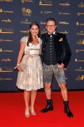 Award 30 Goldene Henne 2024 Carpet Eva Luginger and Stefan Mross on the red carpet of the 30 Goldene Henne 2024 at Messe Leipzig on 15 11 2024 Copyright: xEventpressxKochanx