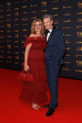 Award 30 Goldene Henne 2024 Carpet Maren Gilzer and Harry Kuhlmann on the red carpet of the 30 Goldene Henne 2024 at Messe Leipzig on 15 11 2024 Copyright: xEventpressxKochanx