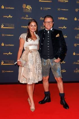 Award 30 Goldene Henne 2024 Carpet Eva Luginger and Stefan Mross on the red carpet of the 30 Goldene Henne 2024 at Messe Leipzig on 15 11 2024 Copyright: xEventpressxKochanx