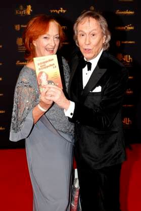 Dagmar Gelbke and Bert Beel at the 30 Golden Hen 2024 awards ceremony in Studio 3 of MDR Leipzigs Media City, 15 11 2024 Foto:xR.xStoffelsx xFuturexImagex henne_4144