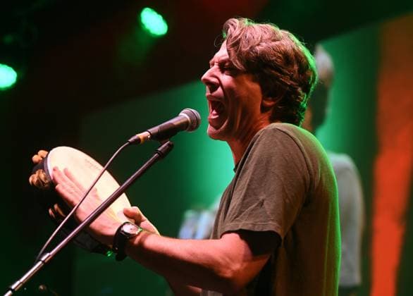 Luke Winslow King of USA, Roberto Luti of Italy (pictured) performed during the third day of international music festival Blues Alive in Sumperk, Czech Republic, November 16, 2024. (CTKxPhoto LudekxPerina) CTKPhotoP2024111604912  CTKPhotoP2024111604912