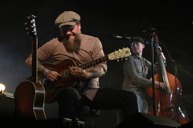 The Dutch trio Robbert Duijf Band performed during the third day of international music festival Blues Alive in Sumperk, Czech Republic, November 16, 2024. (CTKxPhoto LudekxPerina) CTKPhotoP2024111605353  CTKPhotoP2024111605353
