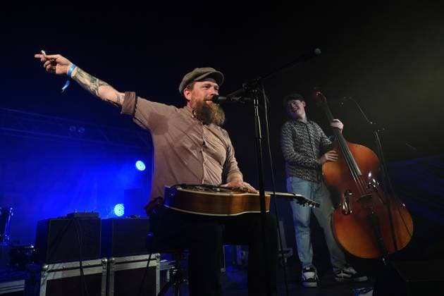 The Dutch trio Robbert Duijf Band performed during the third day of international music festival Blues Alive in Sumperk, Czech Republic, November 16, 2024. (CTKxPhoto LudekxPerina) CTKPhotoP2024111605358  CTKPhotoP2024111605358