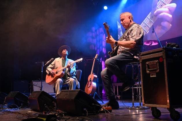 Blues singer and songwriter of USA Eric Bibb performed during the third day of international music festival Blues Alive in Sumperk, Czech Republic, November 16, 2024. (CTKxPhoto LudekxPerina) CTKPhotoP2024111605560  CTKPhotoP2024111605560