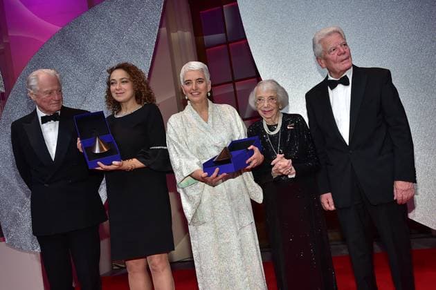 Baron Eric de Rothschild laudator for Delphine Horvilleur, Hetty Berg, Margot Friedlaender, Joachim Gauck, laudator Award Ceremony for Understanding and Tolerance at the Jewish Museum in Berlin, on 16 11 2024 Photopress Mueller