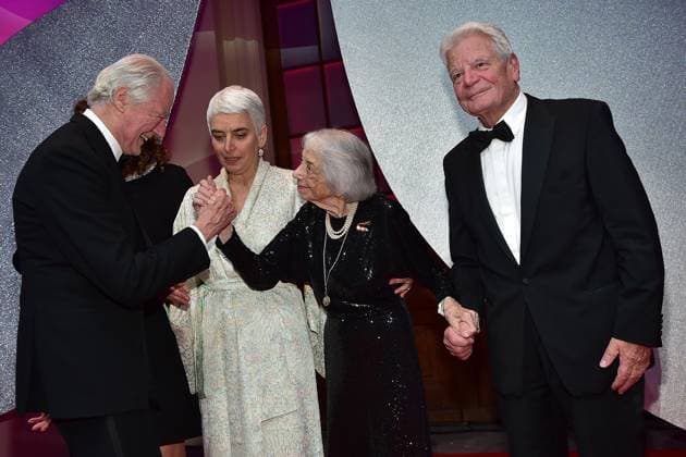 Award Ceremony for Understanding and Tolerance Baron Eric de Rothschild laudator, Hetty Berg, Margot Friedlaender, Joachim Gauck, laudator Award Ceremony for Understanding and Tolerance at the Jewish Museum in Berlin, on 16 11 2024 Photopress Mueller