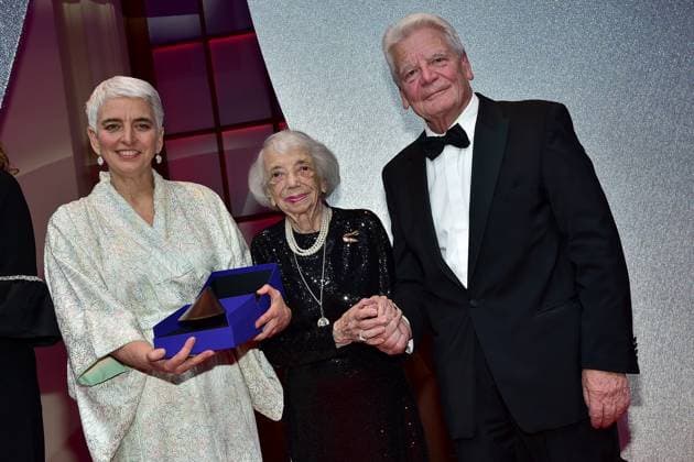 Award Ceremony for Understanding and Tolerance Hetty Berg, Margot Friedlaender, Joachim Gauck, Laudator Award Ceremony for Understanding and Tolerance at the Jewish Museum in Berlin, on 16 11 2024 Photopress Mueller