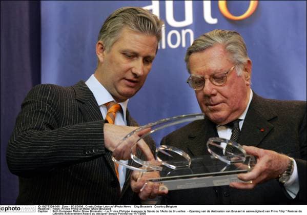 News: Prince Philip at Motor Show Brussels 84th European Motor Show Brussels: - Le Prince Philippe inaugure le Salon de l Auto de Bruxelles - Opening van de Autosalon van Brussel in aanwezigheid van Prins Filip * Remise du Lifetime Achievement Award au designer Sergio Pininfarina 11 1 2006 Brussels Belgium  Copyright: xDidierxLebrunx