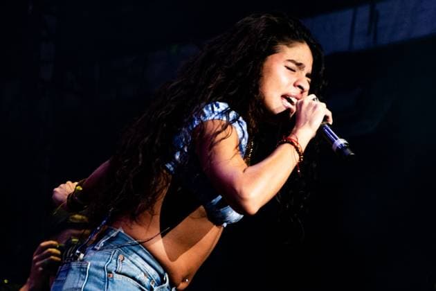 Corona Capital Music Festival - Day 2 Jessie Reyez performs during day 2 of the 2024 Corona Capital Music Festival at Autodromo Hermanos Rodriguez on November 16, 2024 in Mexico City, Mexico. Mexico City Autodromo Hermanos Rodriguez Mexico Copyright: xAnniexLesser imageSPACEx