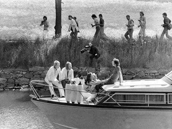 ABBA - The Movie . Hakan Jaensson, journalist Sverige Aftonbladet, jagar ABBA (sist) STOCKHOLM SVERIGE x2512x *** ABBA The Movie Hakan Jaensson, journalist Sweden Aftonbladet, chases ABBA last STOCKHOLM SWEDEN x2512x  Copyright: xGunnarxBergkrantz Aftonbladet TTx ABBA - The Movie