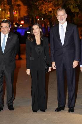 18-11-2024 Madrid Queen Letizia and King Felipe attend the presentation of the 41st edition of the Francisco Cerecedo journalizm award at the Ritz hotel in Madrid. No Spain  Copyright: xPPEx