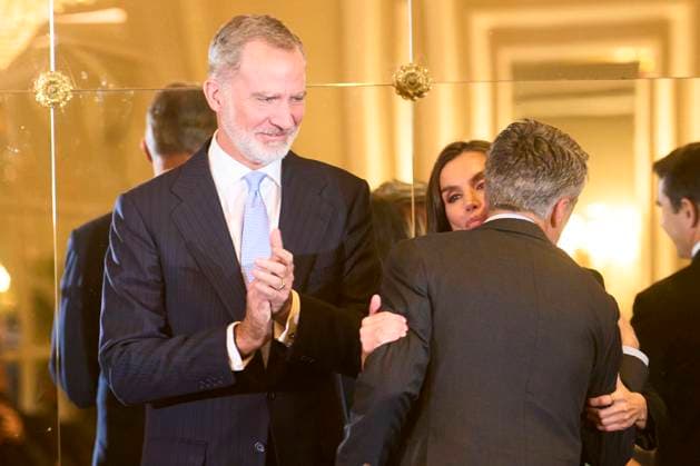 18-11-2024 Madrid Queen Letizia and King Felipe attend the presentation of the 41st edition of the Francisco Cerecedo journalizm award at the Ritz hotel in Madrid. No Spain Â  Copyright: xPPEx