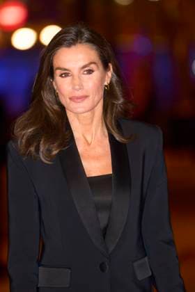 18-11-2024 Madrid Queen Letizia and King Felipe attend the presentation of the 41st edition of the Francisco Cerecedo journalizm award at the Ritz hotel in Madrid. No Spain Â  Copyright: xPPEx