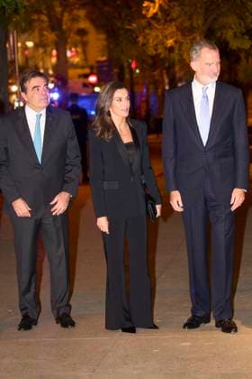 18-11-2024 Madrid Queen Letizia and King Felipe attend the presentation of the 41st edition of the Francisco Cerecedo journalizm award at the Ritz hotel in Madrid. No Spain Â  Copyright: xPPEx