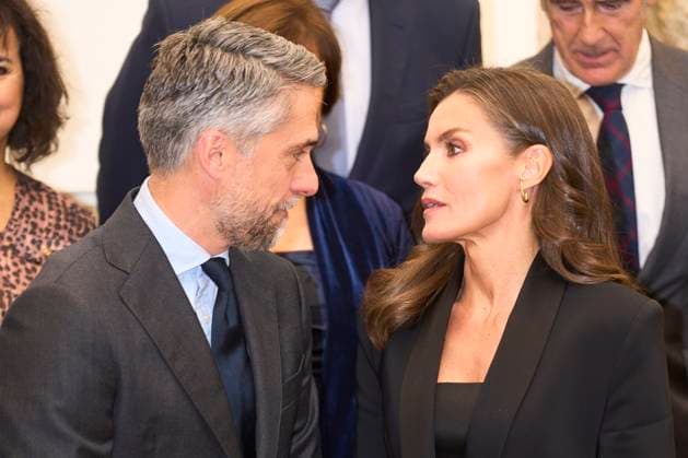 18-11-2024 Madrid Queen Letizia and King Felipe attend the presentation of the 41st edition of the Francisco Cerecedo journalizm award at the Ritz hotel in Madrid. No Spain Â  Copyright: xPPEx