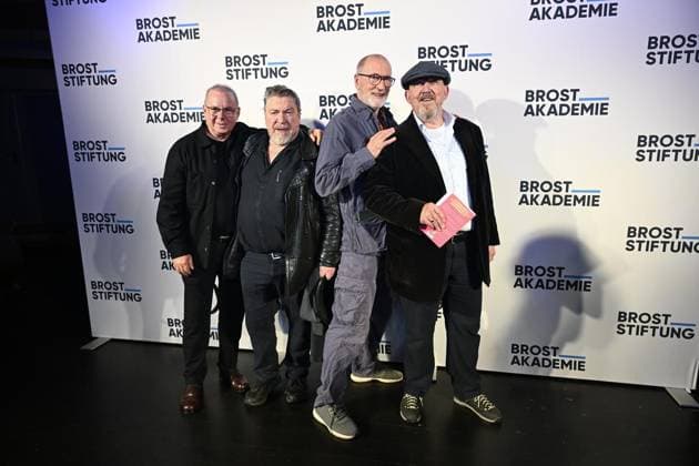 Brost Ruhr Prize 2024 Award Ceremony at the Bochum Schauspielhaus FOR EDITORIAL PURPOSES ONLY p Brost Ruhr Prize 2024 , Award Ceremony on 18 11 2024 at the Bochum Schauspielhaus In the photo, from l Joachim Krol, Achim Rohde, Peter Lohmeyer, Dietmar Bär Germany NRW Bochum Copyright AndreasxBuck Copyright: AndreasxBuck doc7y41o4a4ce81i3tagf6z ,EDITORIAL USE ONLY Copyright: AndreasxBuck