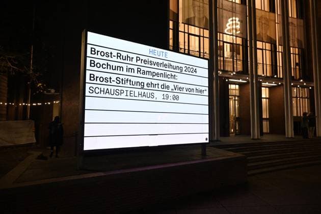 Brost Ruhr Prize 2024 Award Ceremony at the Bochum Schauspielhaus FOR EDITORIAL PURPOSES ONLY p Brost Ruhr Prize 2024 , Award Ceremony on 18 11 2024 at the Bochum Schauspielhaus Germany NRW Bochum Copyright AndreasxBuck Copyright: AndreasxBuck doc7y41o3skwup1jl9s07i2 ,EDITORIAL USE ONLY Copyright: AndreasxBuck