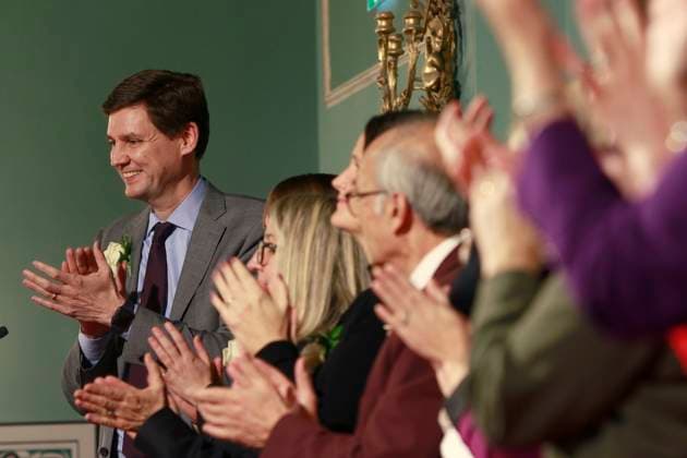 November 18, 2024, Victoria, Bc, CAN: Premier David Eby and his cabinet during a swearing-in ceremony at Government House in Victoria, B.C., on Monday, November 18, 2024. Victoria CAN  - ZUMAc35_ 20241118_zaf_c35_100 Copyright: xChadxHipolitox