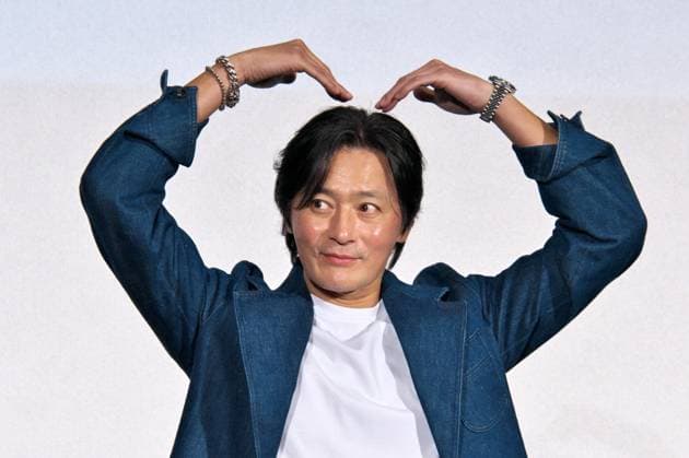 Entertainment Themen der Woche KW47 Entertainment Bilder des Tages Actor Jang Dong-gun poses for camera during the Japan Premiere for the film A Normal Family in Tokyo, Japan on Wednesday, November 20, 2024. This film will open on January 17, 2025 in Japan.  TKP2024112014 KEIZOxMORI