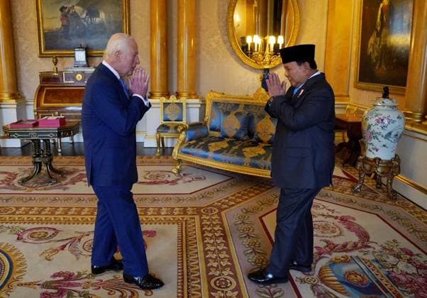 Entertainment Themen der Woche KW47 President of Indonesia UK visit King Charles III holds an audience with President Prabowo Subianto of the Republic of Indonesia at Buckingham Palace, London. Picture date: Thursday November 21, 2024. NO UK USE FOR 48 HOURS, Credit:Avalon.red Avalon UK, London  Copyright: xAvalon.redx xAvalonx 0937128407