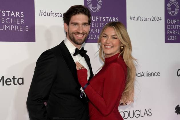 German Perfume Award Duftstars on 21 11 2024 at the Rheinterrasse in Düsseldorf The German Perfume Award Duftstars ceremony will take place on 21 11 2024 at the Rheinterrasse in Düsseldorf Philip Deml, model and influencer , left and Paulina Kurka xJFx