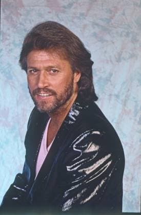 Close-up of the British singer and composer Barry Alan Crompton Gibb, member of the musical group Bee Gees, Italy, 1987 Italy - ZUMAtory 19870101_aab_m169_054 Copyright: xAngeloxDeligiox