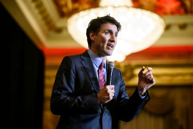 November 21, 2024, Toronto, On, Canada: Prime Minister Justin Trudeau gives remarks at a Liberal fundraiser in Mississauga, Ont., on Thursday, November 21, 2024. Toronto Canada  - ZUMAc35_ 20241121_zaf_c35_128 Copyright: xChristopherxKatsarovx