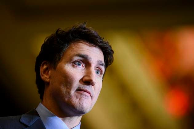 November 21, 2024, Toronto, On, Canada: Prime Minister Justin Trudeau gives remarks at a Liberal fundraiser in Mississauga, Ont., on Thursday, November 21, 2024. Toronto Canada  - ZUMAc35_ 20241121_zaf_c35_131 Copyright: xChristopherxKatsarovx