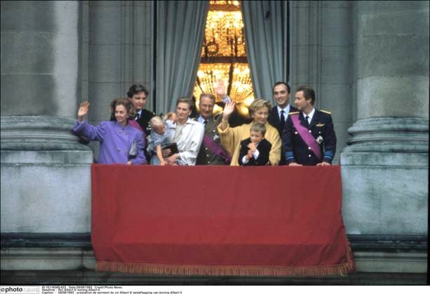 Archivbilder der Woche KW48 Roi Albert II koning Albert II 09 08 1993 : prestation de serment du roi Albert II eedaflegging van koning Albert II Belgium  Copyright: xx