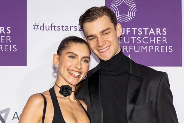 Ana Kohler and Luca Heubl at the DUFTSTARS 2024 German Perfume Award Presentation of the German Perfume Award DUFTSTARS by the Fragrance Foundation on 21 11 2023, Rheinterrassen, Duesseldorf