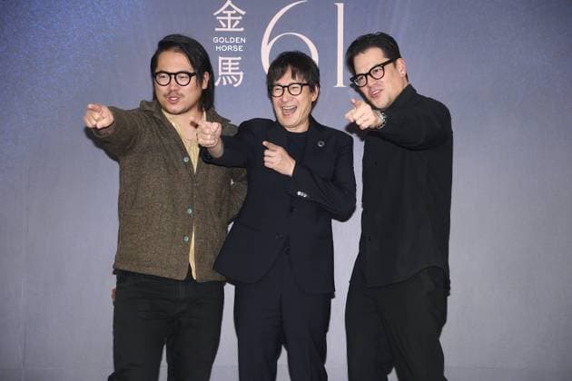 Bilder des Jahres 2024, Entertainment 11 November Entertainment Themen der Woche KW47 Entertainment Bilder des Tages 61st Golden Horse Awards Event in Taipei TAIPEI, CHINA - NOVEMBER 22, 2024 - Actors Jonathan Wang and Ke Huy Quan and director Daniel M. Kwan attend the guest press conference of the 61st Golden Horse Awards in Taipei, Taiwan Province, China, November 22, 2024. Taipei Taiwan China  Copyright: xCFOTOx i1732265379238