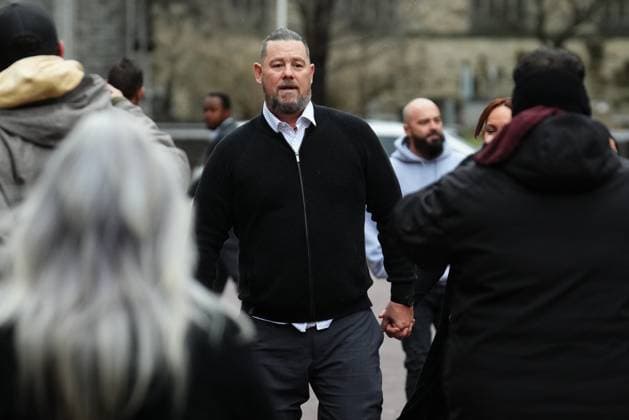 November 22, 2024, Ottawa, On, CAN: Freedom Convoy organizer Pat King arrives at court in Ottawa on Friday, Nov. 22, 2024. Ottawa CAN  - ZUMAc35_ 20241122_zaf_c35_001 Copyright: xSeanxKilpatrickx