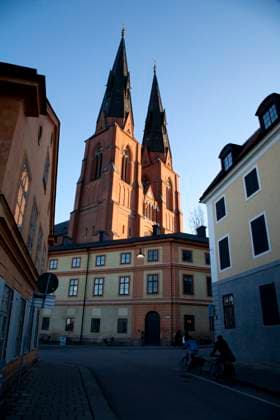 Uppsala Cathedral in evening light Sweden x2738x  Copyright: xMatsxWilhelm N TTx