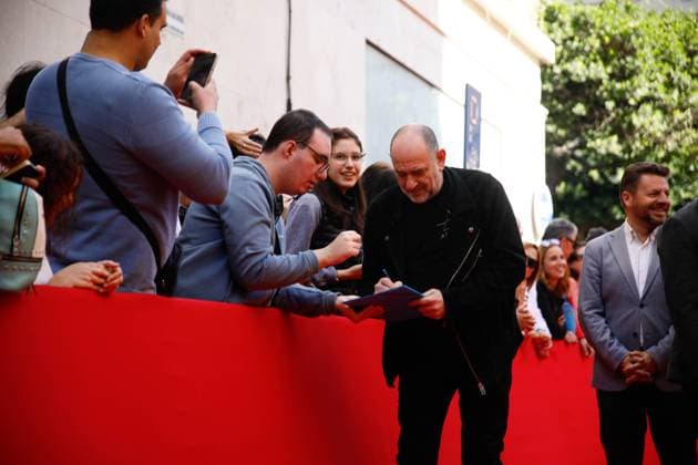 Actor Karra Elejalde unveils the Star in his honor on the Almeria Walk of Fame Actor Karra Elejalde unveils his star on the Almeria Walk of Fame after receiving the tribute award Almeria, land of cinema, on November 23, 2024 in Almeria Andalusia, Spain The Almeria International Film Festival FICAL has awarded the Almeria, tierra de cine award to actor Karra Elejalde, who will have his star on the Paseo de la Fama in front of the citys Cervantes Theater 23 NOVEMBER 2024 Marian Leó Almeria Almeria Spain  Copyright: xMarianxLeonx 6361355