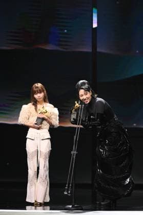 61st Taiwan Film Golden Horse Awards TAIPEI, CHINA - NOVEMBER 24, 2024 - Actors receive trophies at the 61st Taiwan Film Golden Horse Awards in Taipei, Taiwan province, China, Nov 24, 2024. Taipei Taiwan China  Copyright: xCFOTOx i1732415726053